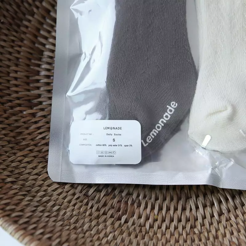 Lemonade - Korean Baby Fashion - #babyboutique - Eyelet Socks - 12