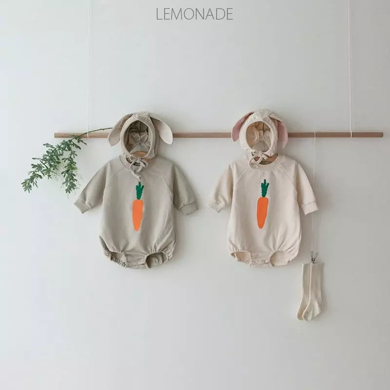 Lemonade - Korean Baby Fashion - #babyclothing - Carrot Bodysuit - 7