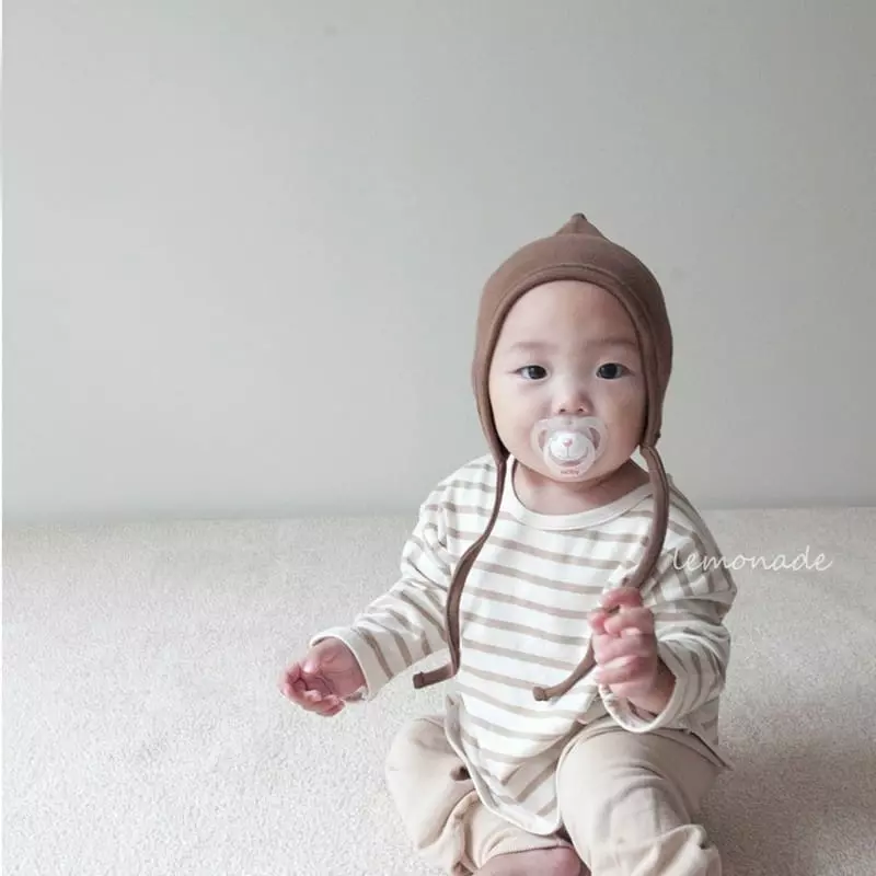 Lemonade - Korean Baby Fashion - #babyclothing - Piping Stripes Tee - 2