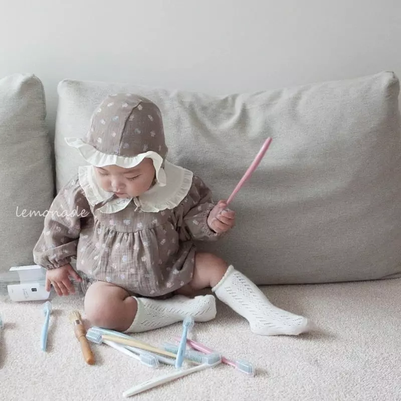 Lemonade - Korean Baby Fashion - #babyfashion - Blan Bodysuit - 12