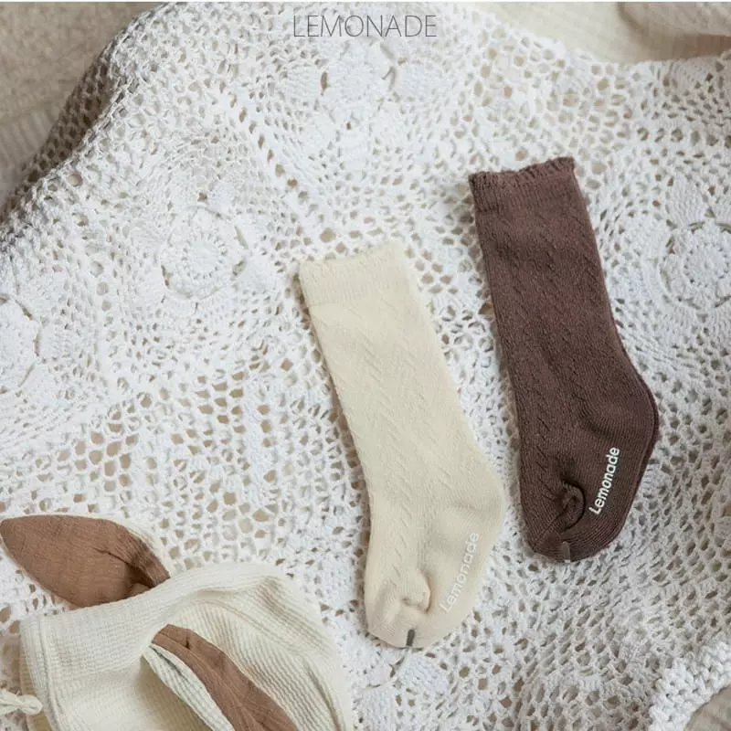 Lemonade - Korean Baby Fashion - #babyfashion - Eyelet Socks