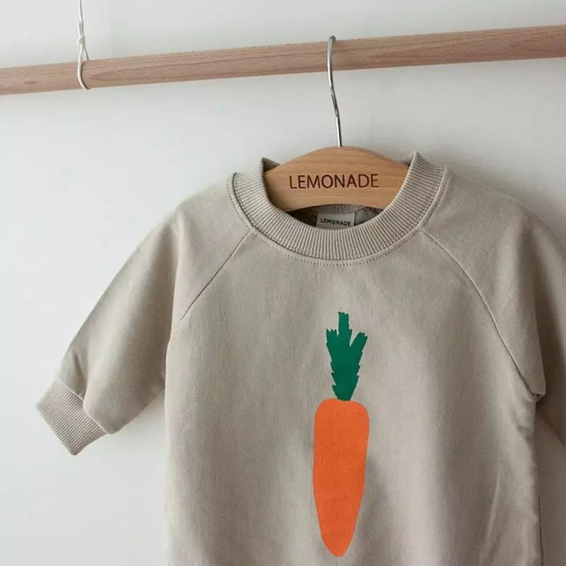 Lemonade - Korean Baby Fashion - #babyfever - Carrot Bodysuit - 9