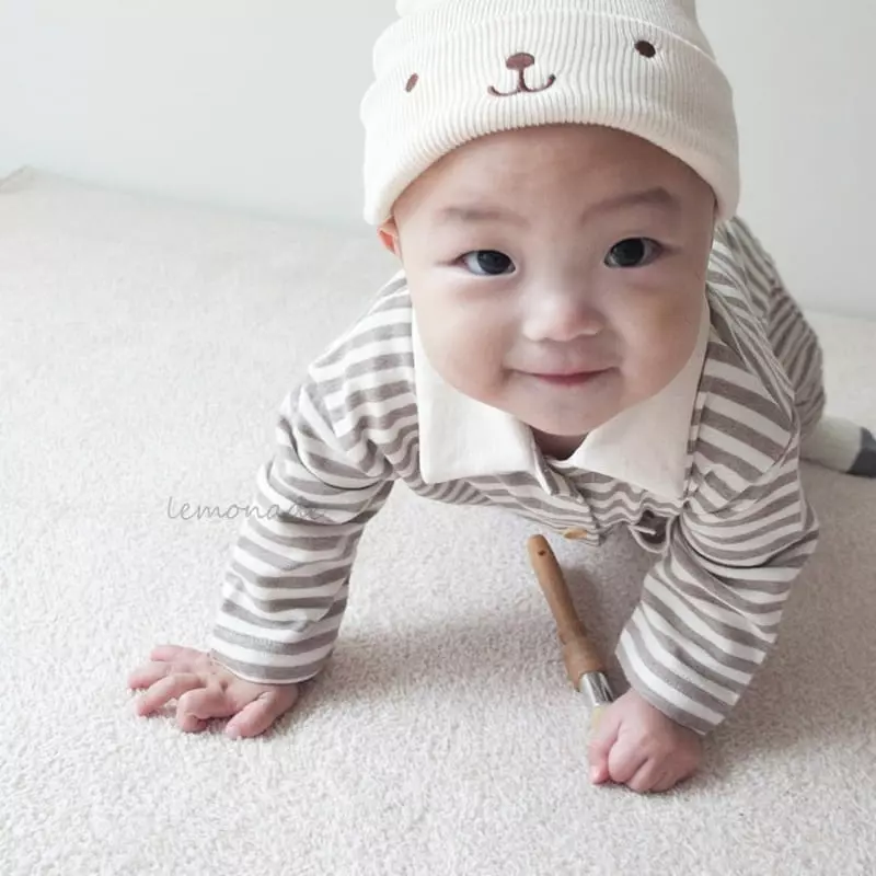 Lemonade - Korean Baby Fashion - #babyfever - Stripes Bodysuit - 8