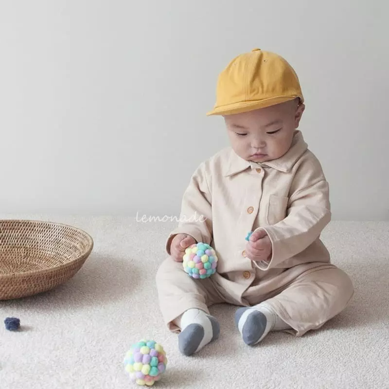 Lemonade - Korean Baby Fashion - #babyfever - Muzi Collar Bodysuit - 7