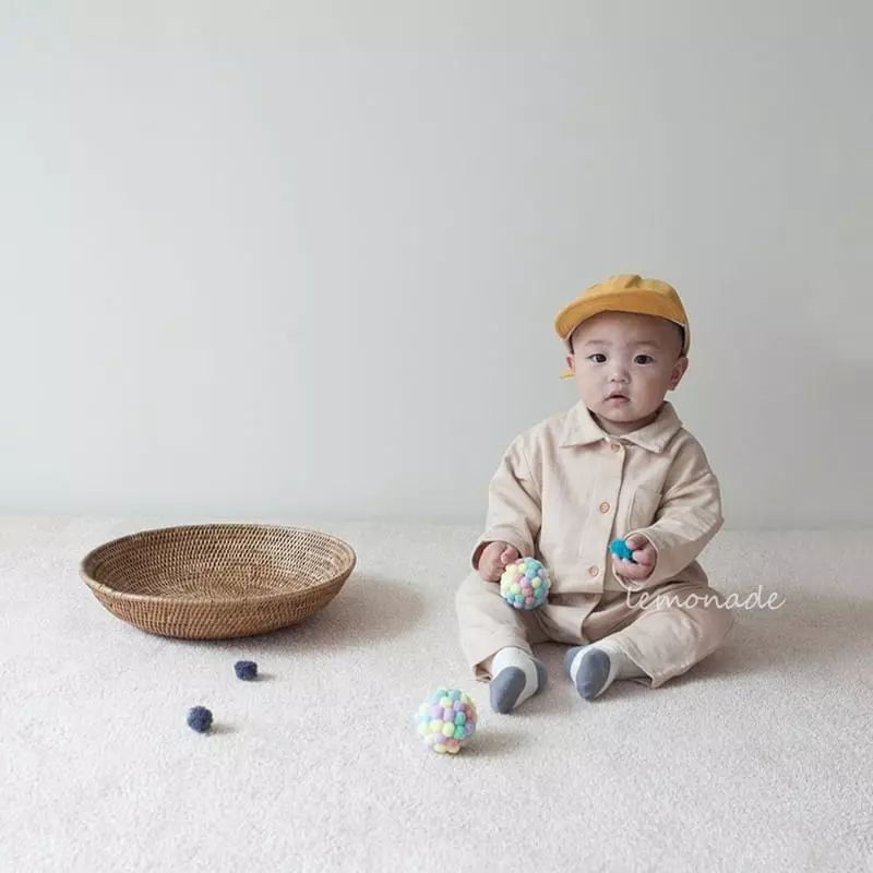Lemonade - Korean Baby Fashion - #babygirlfashion - Muzi Collar Bodysuit - 8