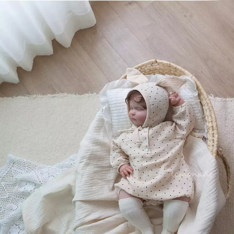 Lemonade - Korean Baby Fashion - #babylifestyle - Dot Bodysuit - 8