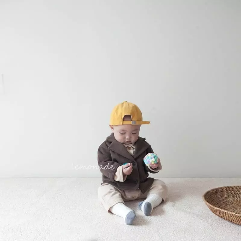 Lemonade - Korean Baby Fashion - #babylifestyle - Muzi Collar Bodysuit - 9