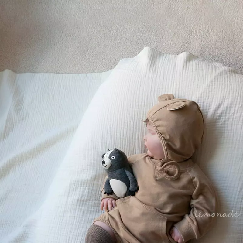 Lemonade - Korean Baby Fashion - #babyoninstagram - Creamy Bodysuit - 5