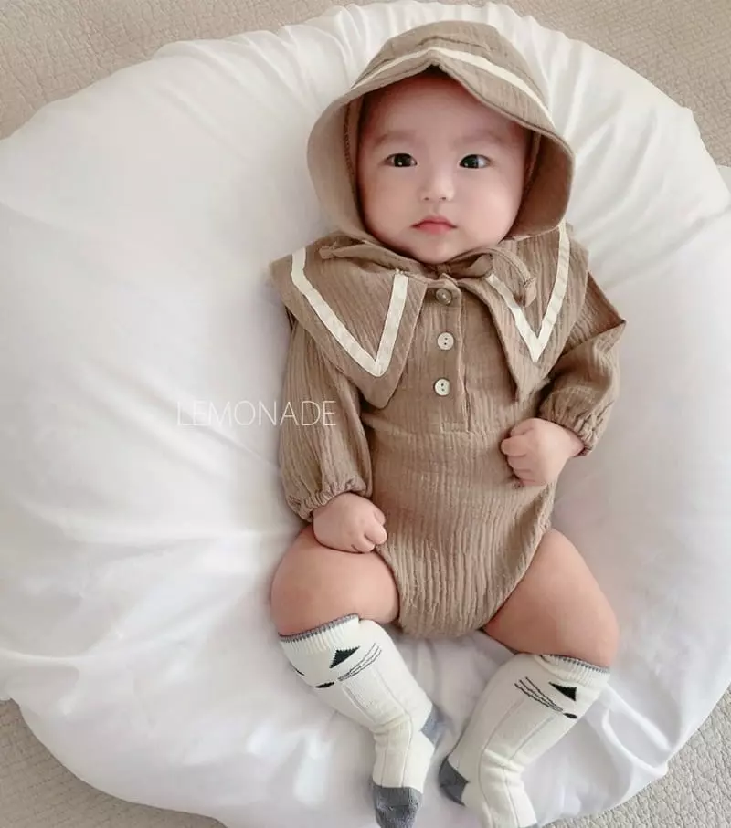 Lemonade - Korean Baby Fashion - #babyoninstagram - Mocha Bodysuit - 6