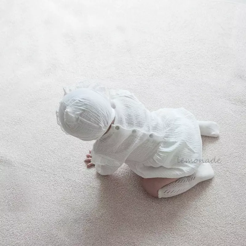 Lemonade - Korean Baby Fashion - #babyoninstagram - Milk Bonnet Bodysuit - 7