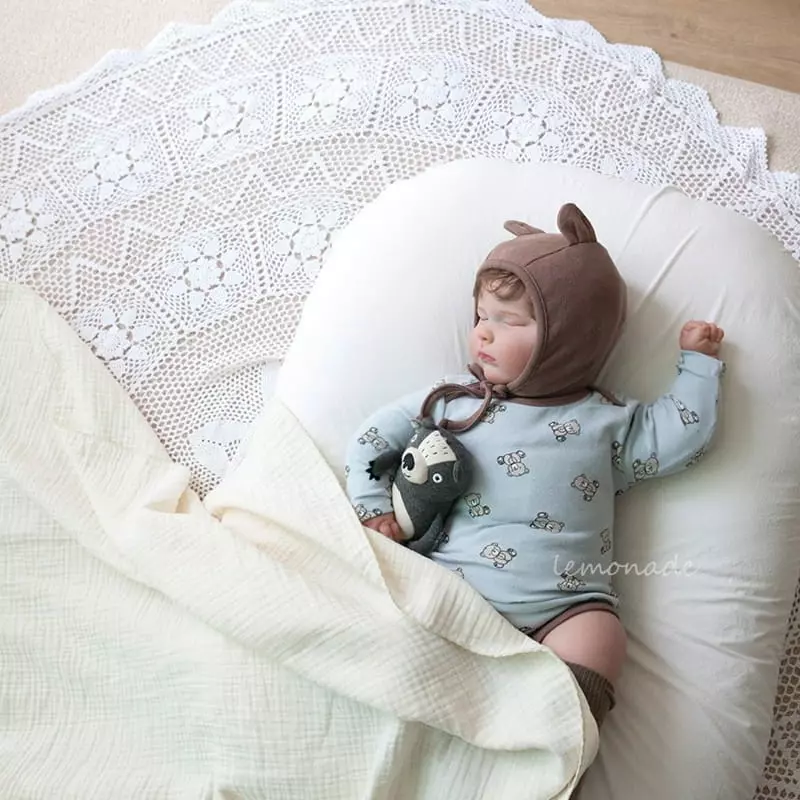 Lemonade - Korean Baby Fashion - #babyootd - Tinni Bear Bodysuit - 5