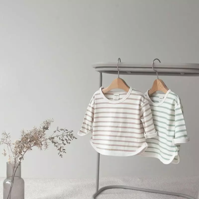 Lemonade - Korean Baby Fashion - #babyootd - Piping Stripes Tee - 8