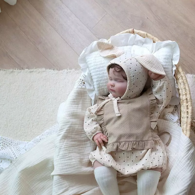 Lemonade - Korean Baby Fashion - #babyoutfit - Dot Bodysuit - 11