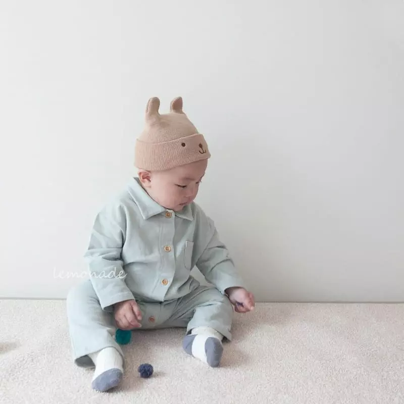 Lemonade - Korean Baby Fashion - #babyoutfit - Muzi Collar Bodysuit - 12