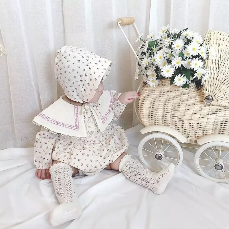 Lemonade - Korean Baby Fashion - #babyoutfit - Rose Bodysuit - 11