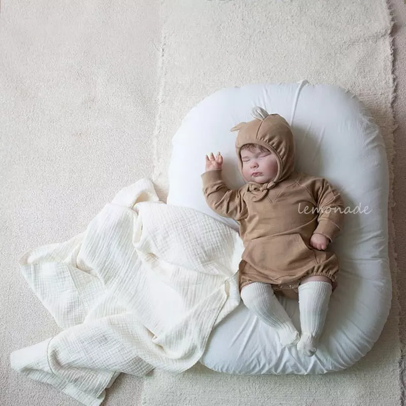 Lemonade - Korean Baby Fashion - #onlinebabyboutique - Creamy Bodysuit - 10