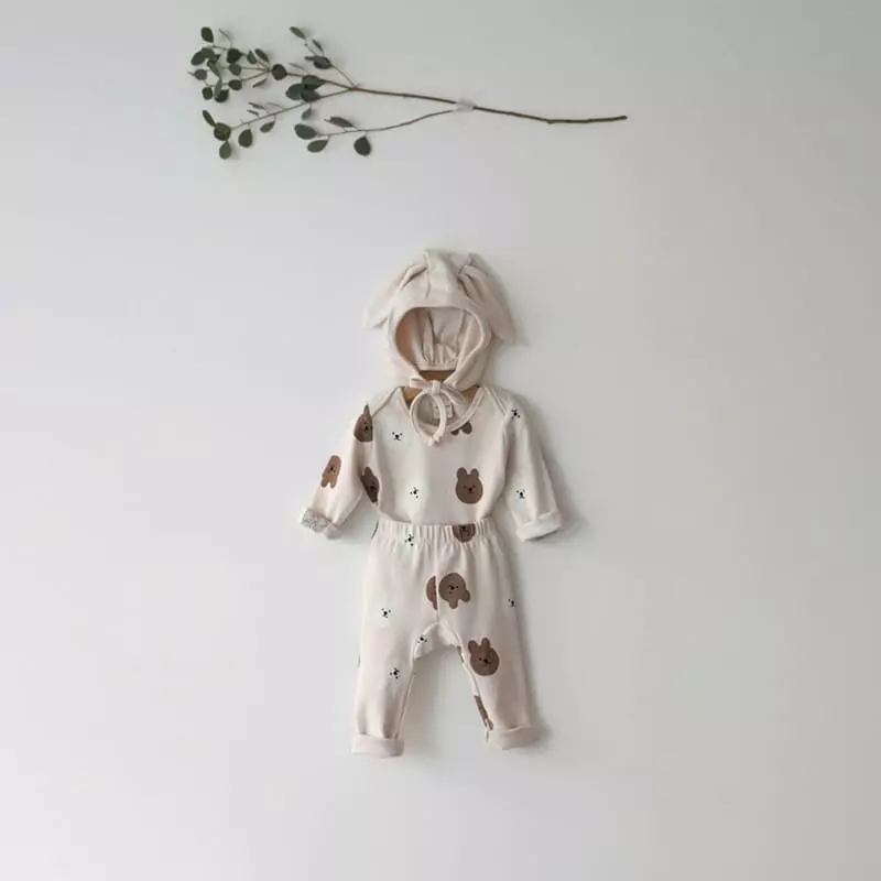 Lemonade - Korean Baby Fashion - #onlinebabyboutique - Jump Bodysuit Top Bottom Set - 6