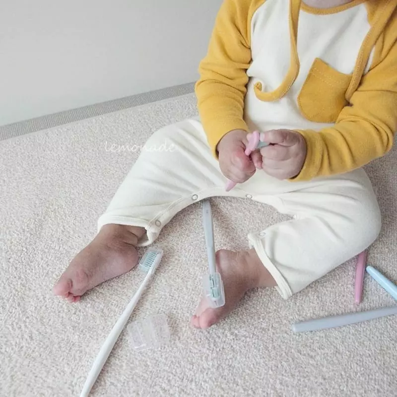 Lemonade - Korean Baby Fashion - #onlinebabyboutique - New Raglan Bodysuit - 5