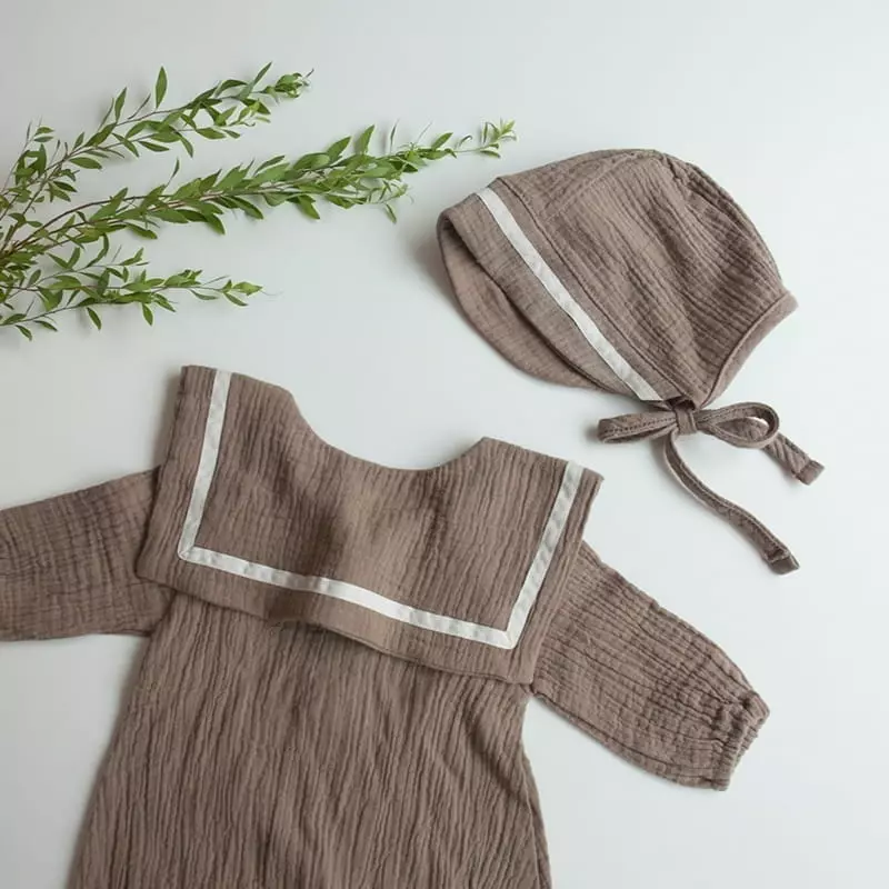Lemonade - Korean Baby Fashion - #onlinebabyshop - Mocha Bodysuit - 12