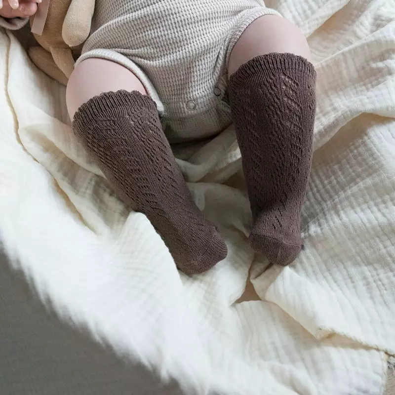 Lemonade - Korean Baby Fashion - #onlinebabyshop - Eyelet Socks - 11