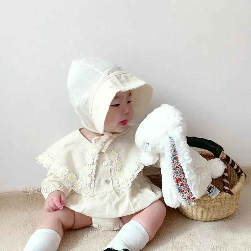 Lemonade - Korean Baby Fashion - #smilingbaby - Butterfly Flower Bodysuit - 2