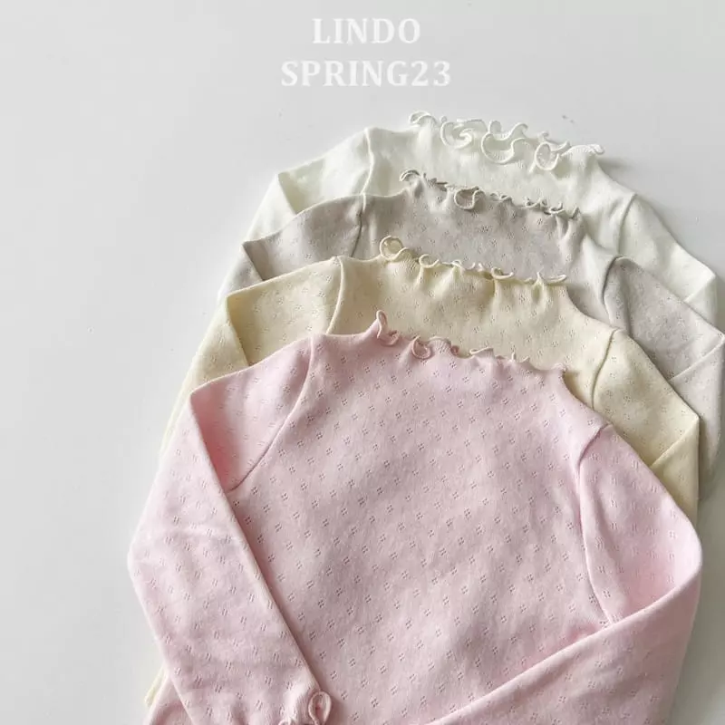 Lindo - Korean Children Fashion - #Kfashion4kids - Eyelet Terry Tee