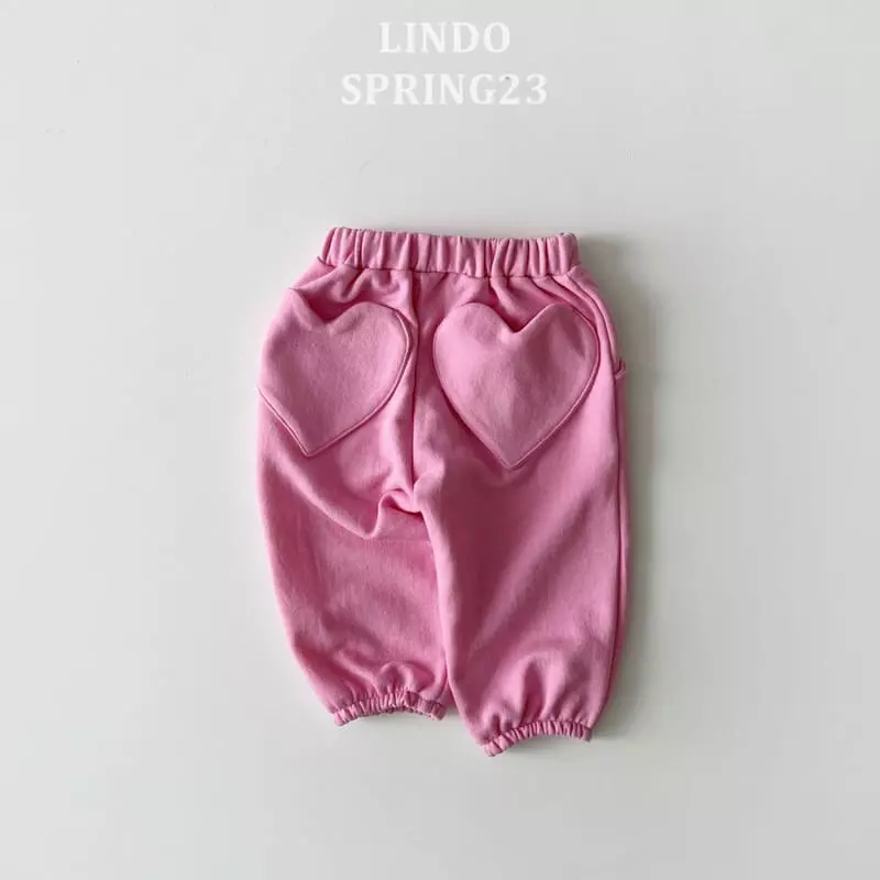 Lindo - Korean Children Fashion - #Kfashion4kids - Heart Pocket Pants - 3