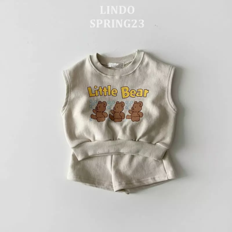 Lindo - Korean Children Fashion - #childofig - Bubble Bear Top Bottom Set - 5