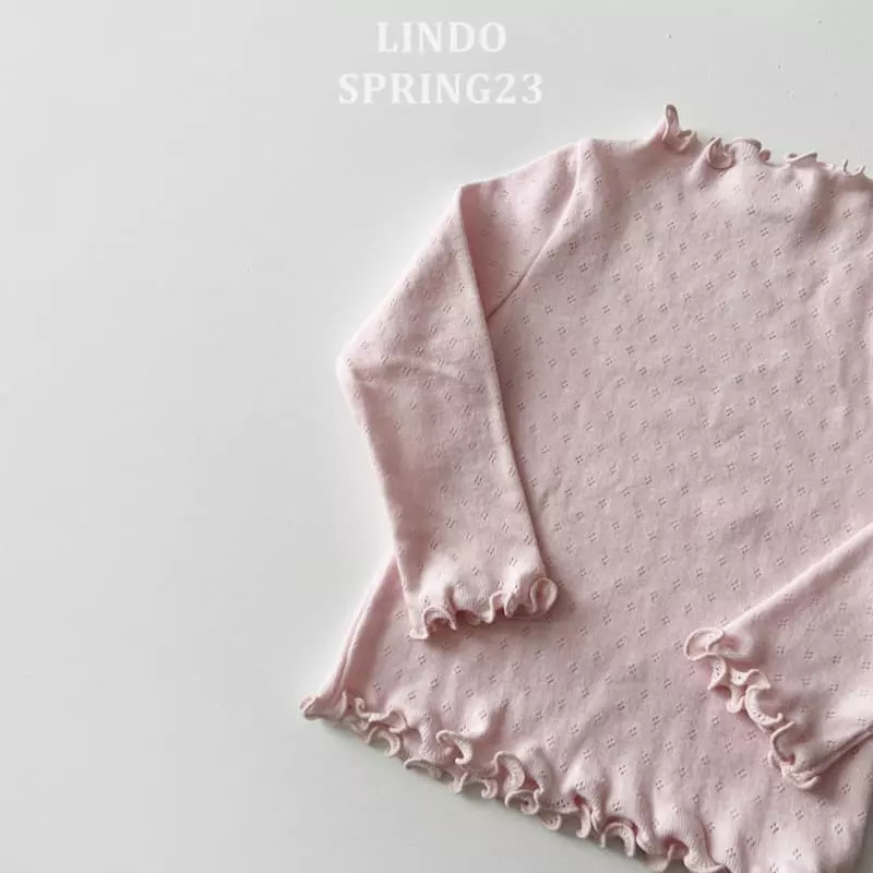 Lindo - Korean Children Fashion - #childrensboutique - Eyelet Terry Tee - 5