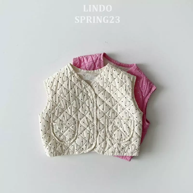Lindo - Korean Children Fashion - #designkidswear - Frill Qulitng Vest - 5