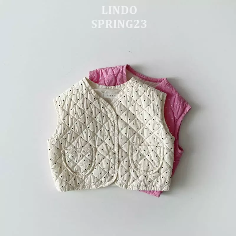 Lindo - Korean Children Fashion - #kidsshorts - Fring Quilting Vest - 4
