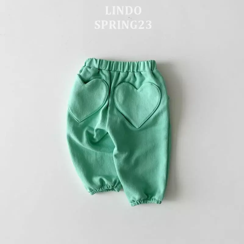 Lindo - Korean Children Fashion - #kidzfashiontrend - Heart Pocket Pants - 2