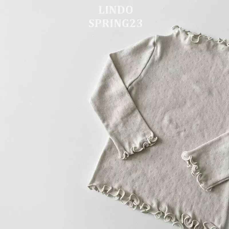 Lindo - Korean Children Fashion - #magicofchildhood - Eyelet Terry Tee - 3