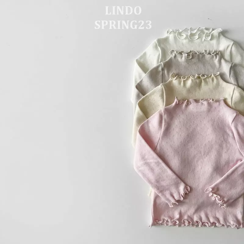 Lindo - Korean Children Fashion - #stylishchildhood - Eyelet Terry Tee - 8