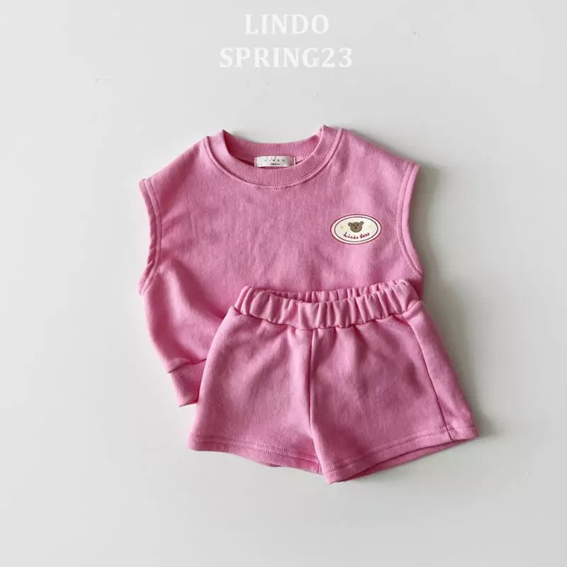 Lindo - Korean Children Fashion - #todddlerfashion - Bubble Bear Top Bottom Set - 5