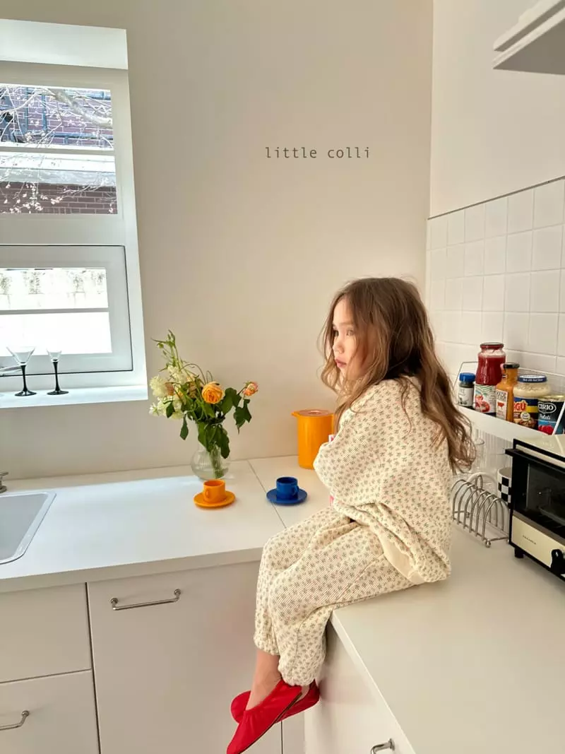 Little Colli - Korean Children Fashion - #stylishchildhood - Waffle Flower Sweatshirt - 12
