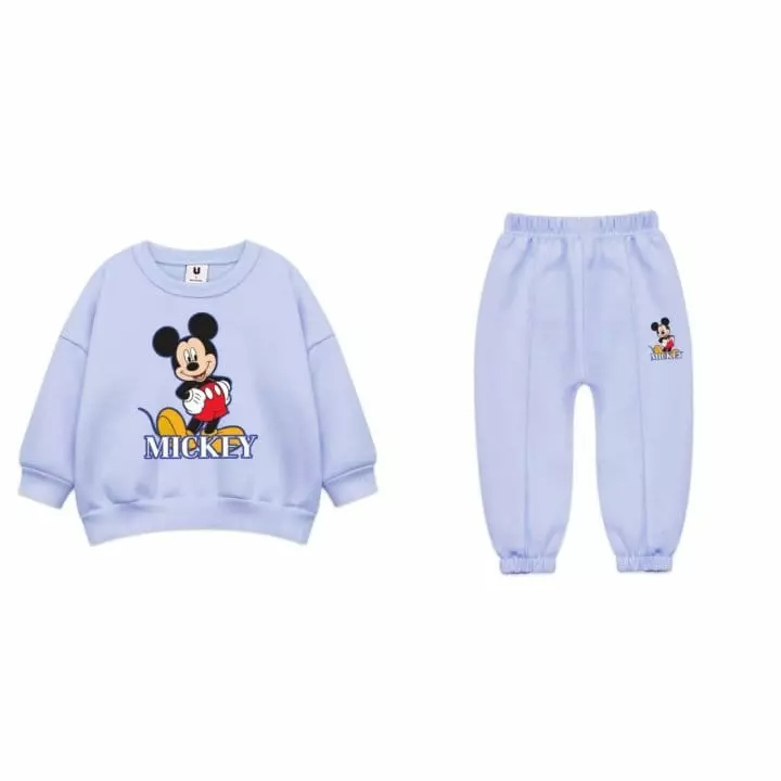 Little Rabbit - Korean Children Fashion - #designkidswear - D Pping Stripes Top Bottom Set - 12