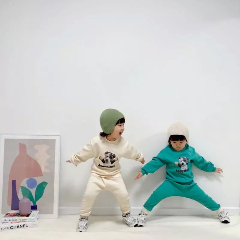 Little Rabbit - Korean Children Fashion - #discoveringself - Aventure Top Bottom Set - 2