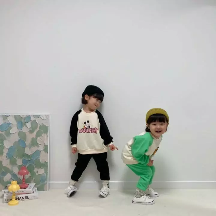 Little Rabbit - Korean Children Fashion - #prettylittlegirls - D Raglan Top Bottom Set - 6