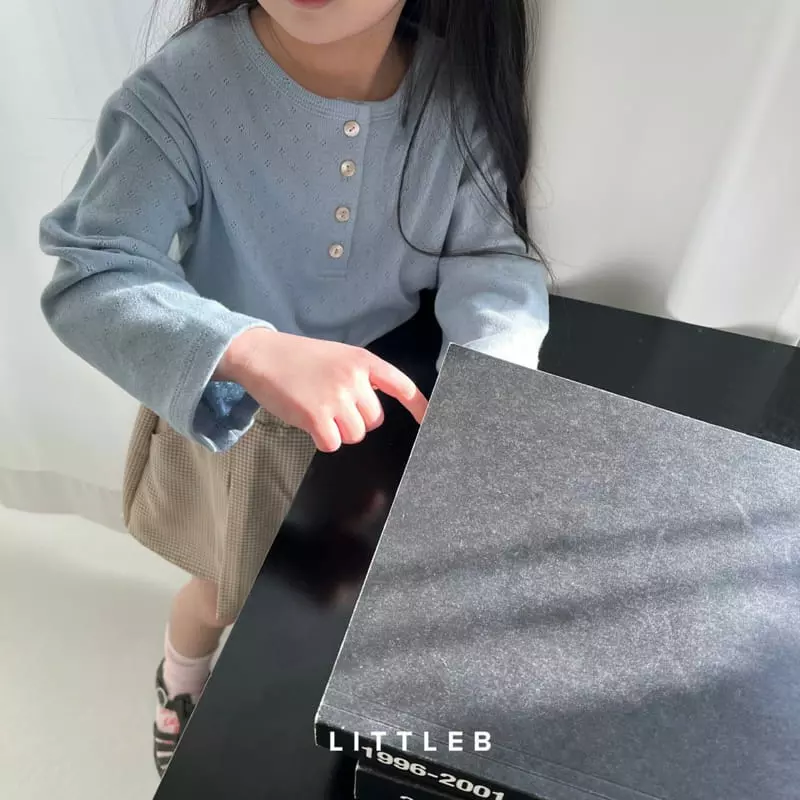 Littleb - Korean Children Fashion - #childofig - Pearl Button Tee - 6