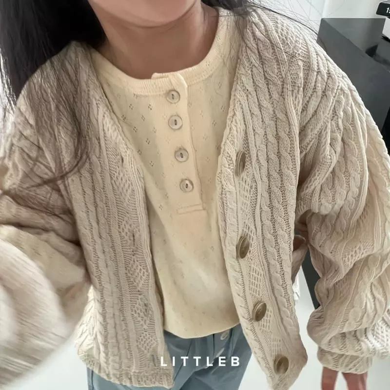 Littleb - Korean Children Fashion - #kidsshorts - Pearl Button Tee - 12