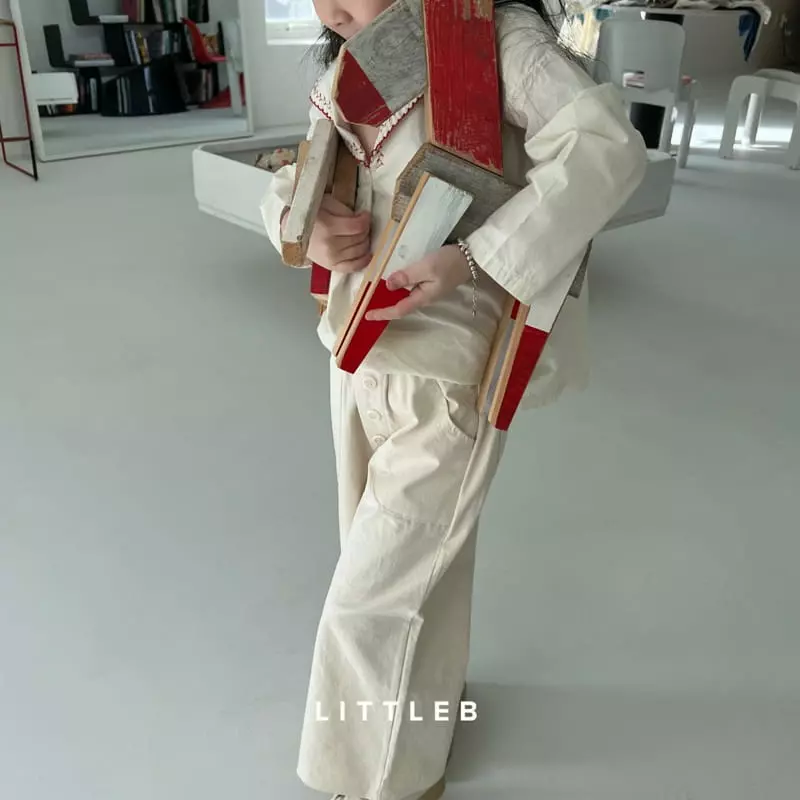Littleb - Korean Children Fashion - #minifashionista - Button Color Pants - 7