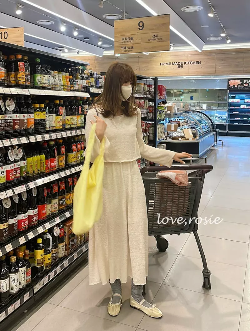 Love Rosie - Korean Women Fashion - #momslook - Mellow Hoody Skirt Set Mom - 8