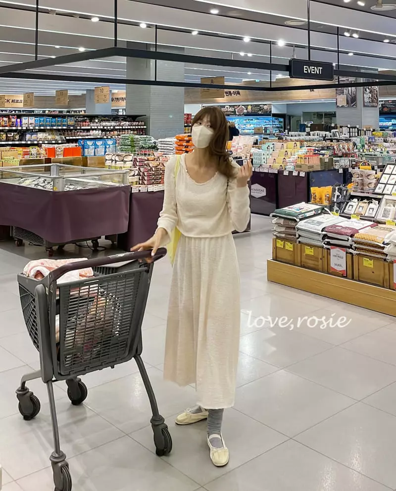 Love Rosie - Korean Women Fashion - #restrostyle - Mellow Hoody Skirt Set Mom
