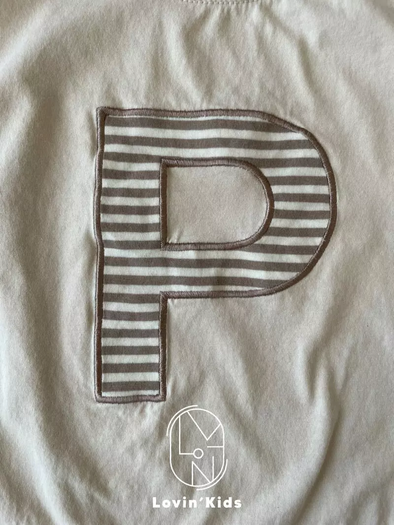 Lovin - Korean Children Fashion - #childofig - P Embrodiery Tee - 5