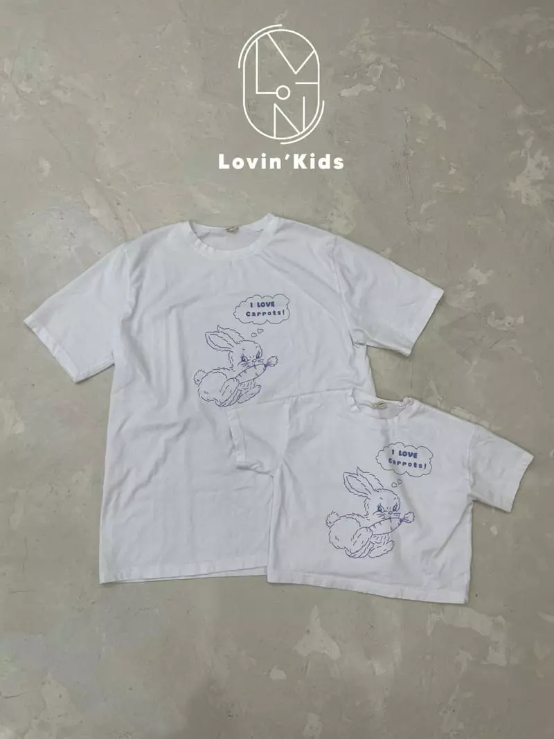 Lovin - Korean Children Fashion - #magicofchildhood - Rabbit Half Tee - 5