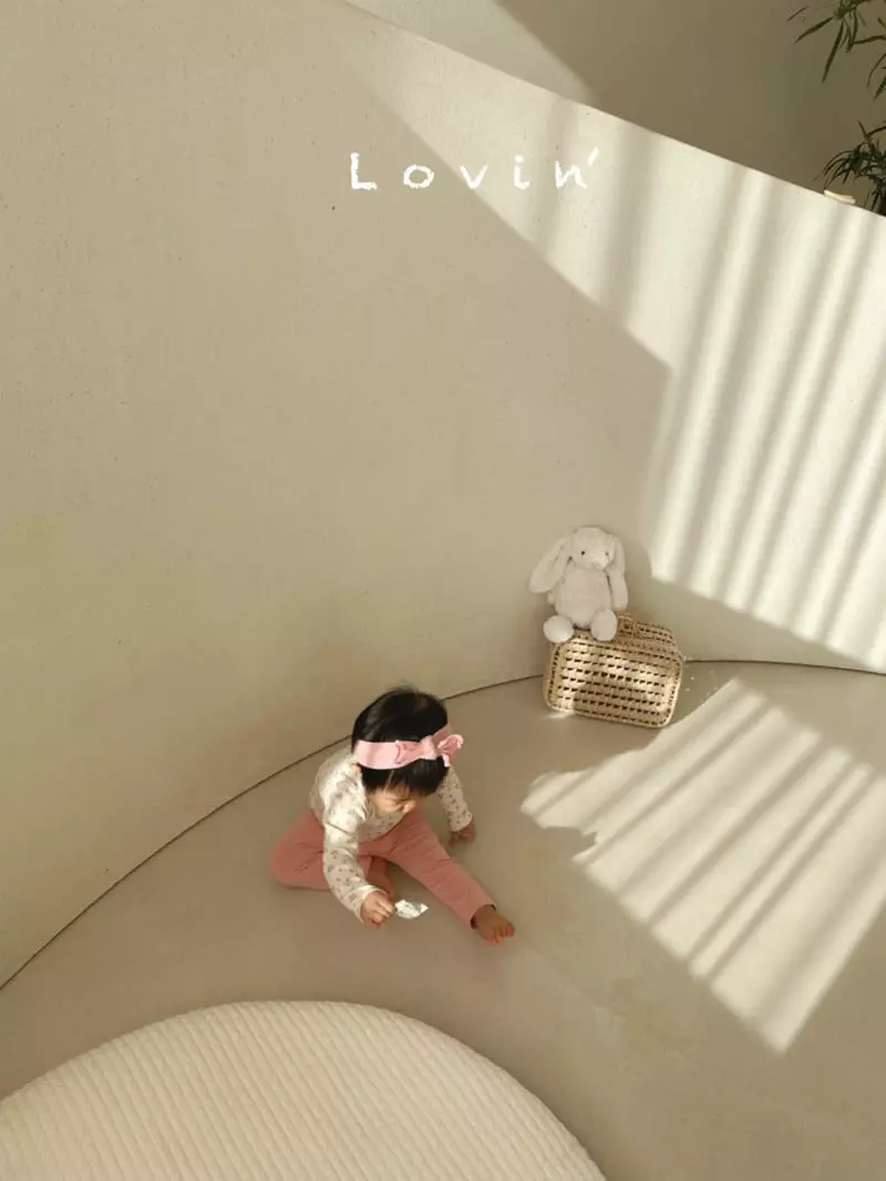 Lovin - Korean Children Fashion - #magicofchildhood - Flower Top Bottom Set - 2