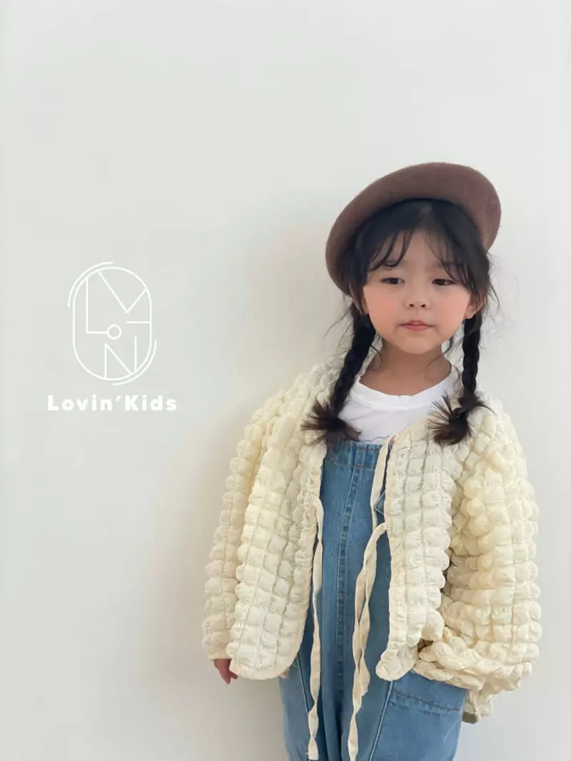 Lovin - Korean Children Fashion - #prettylittlegirls - Bubble Ribbon Cardigan - 12