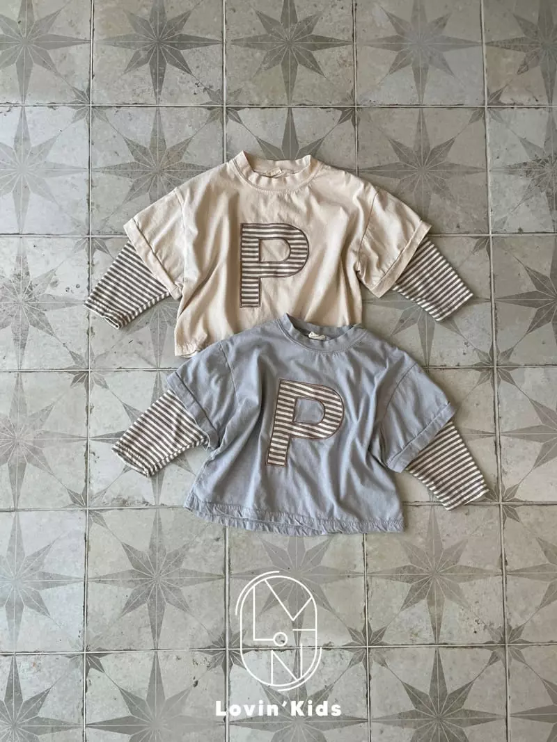 Lovin - Korean Children Fashion - #prettylittlegirls - P Embrodiery Tee