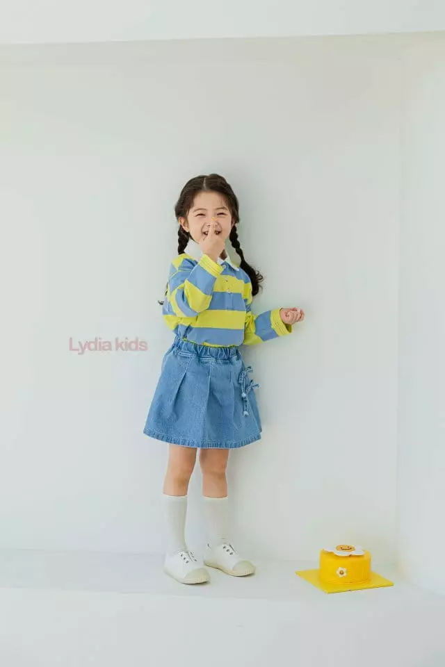 Lydia - Korean Children Fashion - #Kfashion4kids - Ribbon Skirt Pants - 8